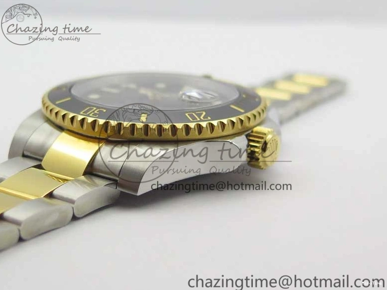 MiroTime 0309 Submariner 116613 LN Black Ceramic D1F 1:1 Best Edition Wrapped Gold SS Case and Bracelet A Lightweight 3186